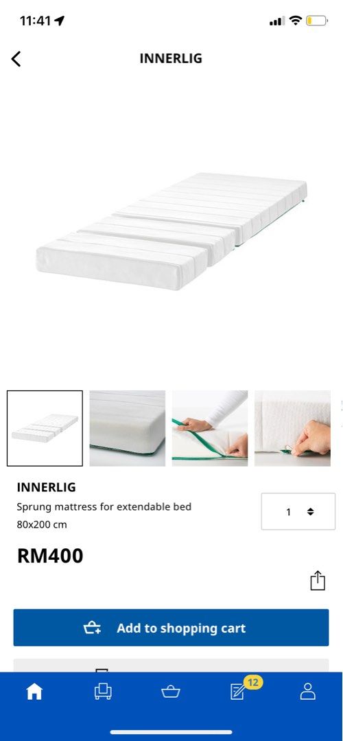 Ikea innerlig mattress discount