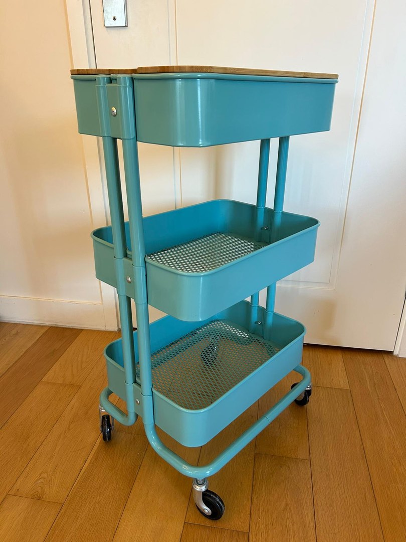 IKEA Rolling cart, 傢俬＆家居, 傢俬, 櫃子、組合櫃及置物架 Carousell