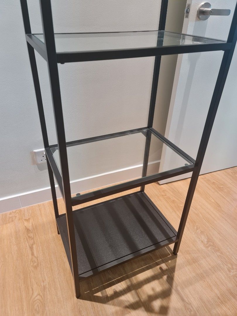 IKEA VITTSJO Glass shelf, Furniture & Home Living, Furniture, Shelves
