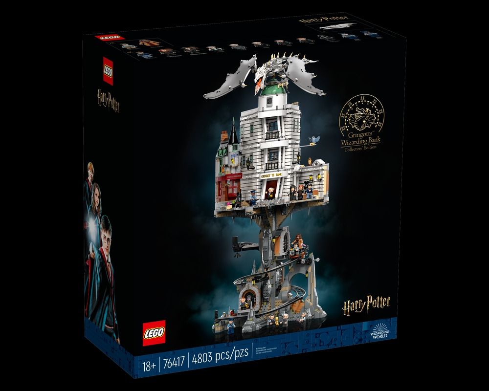 In Stock Lego Harry Potter Wizarding World 76417 Gringotts Wizarding Bank Collectors Edition New In Sealed Box Hobbies Toys Toys Games on Carousell