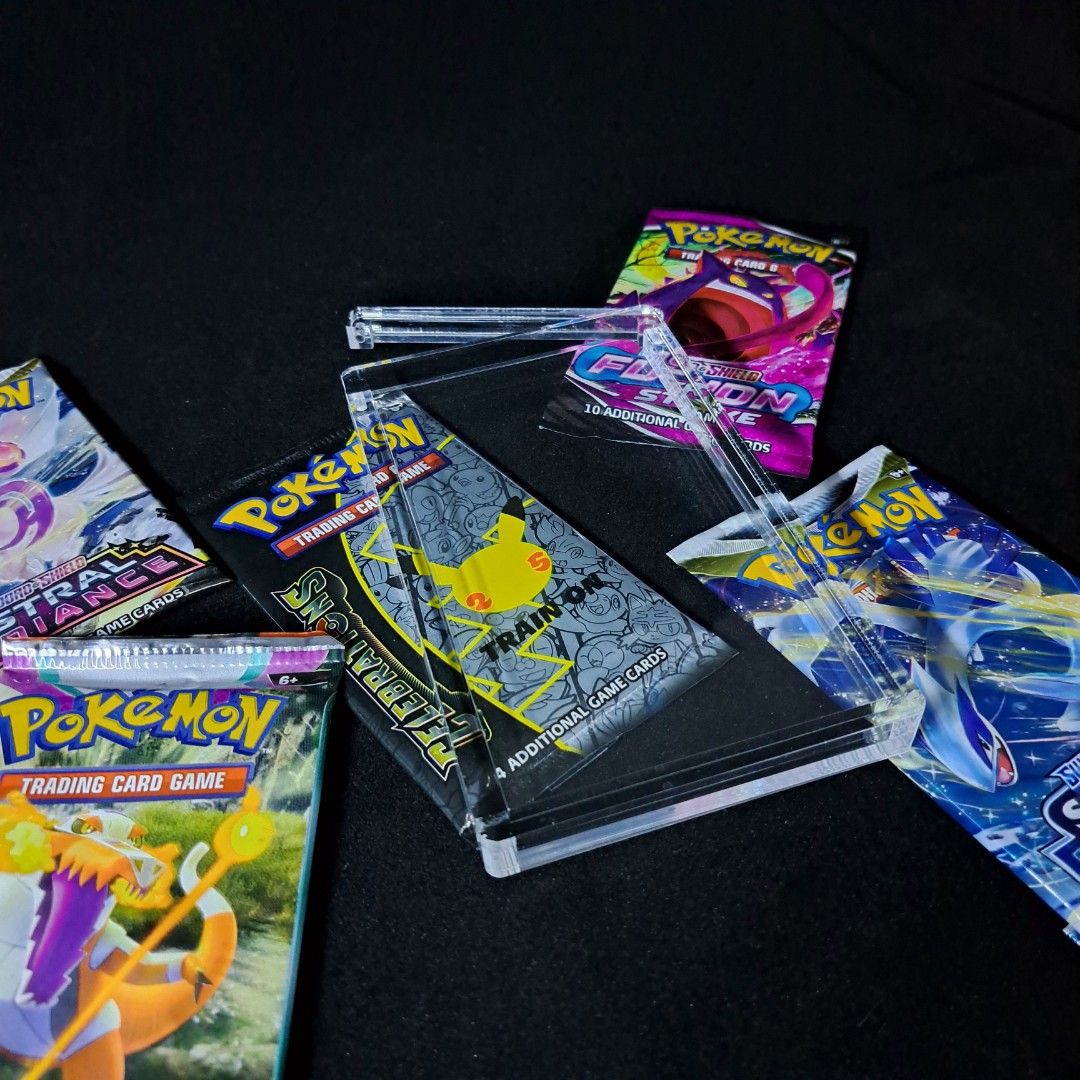 Booster Box Protector Heavy Duty Plastic Protective Cases For Pokmon Booster Packs Holds 1, 3, 5, Or 10 Packs Booster Pack Storage Booster Box Protector Heavy Duty Plastic Protective Cases For Pokmon Booster Packs Holds 1, 3, 5, Or 10 Packs Booster Pack Storage