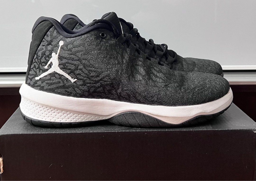 Jordan b fly black white sales