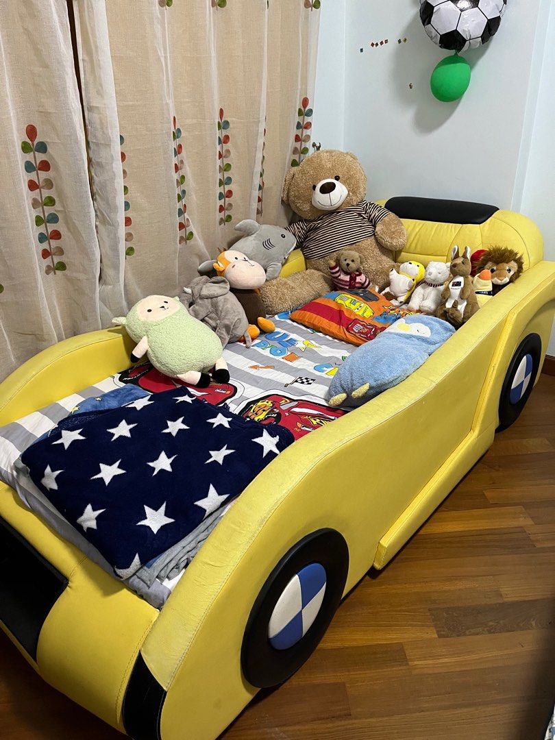 Kids car bed frame, Furniture & Home Living, Furniture, Bed Frames