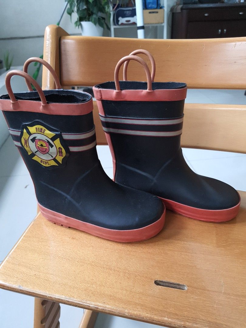Boys fireman boots hotsell