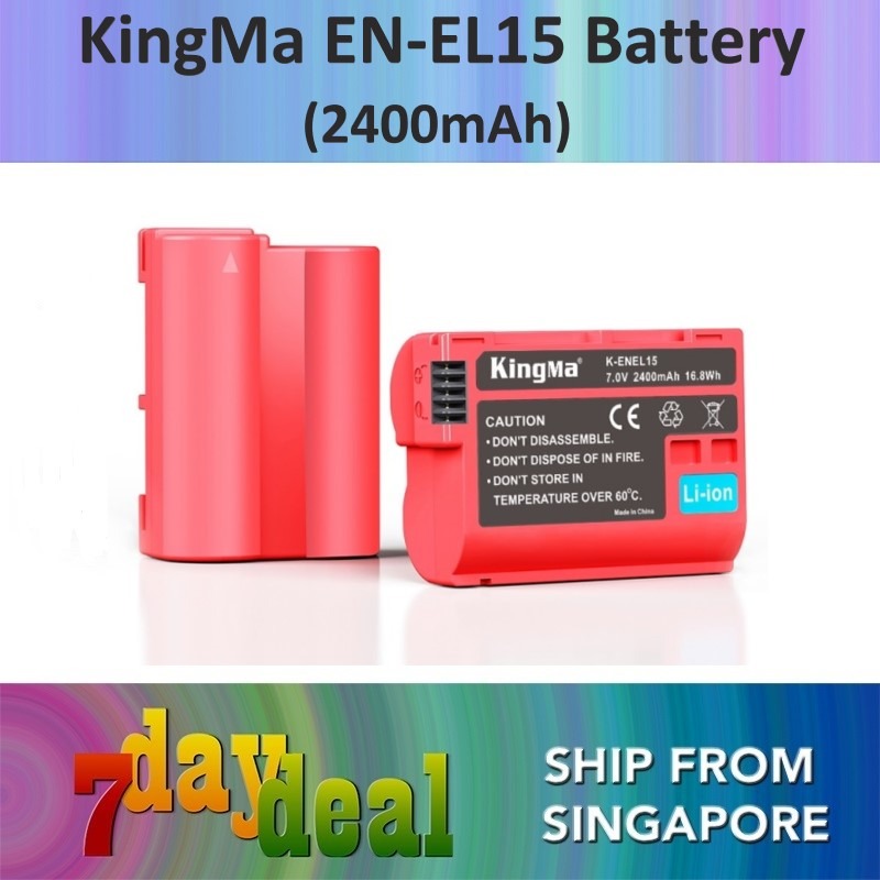 KingMa ENEL15 2400mAh Battery (For Nikon Z5, Z6, Z7, Z6II, Z7II