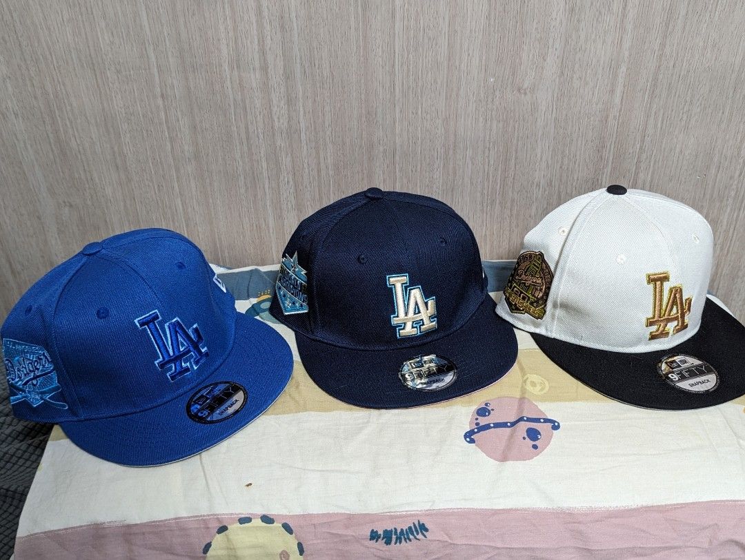 LA Dodgers Customized Snapback with Custom Patch New Era 帽, 男裝