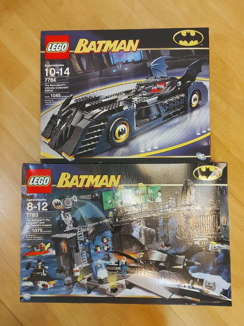LEGO 7783 BATMAN 絕版蝙蝠基地$4600 LEGO 7784 BATMAN 絕版蝙蝠車