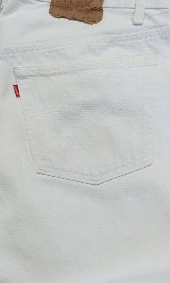 Levi s 501 vintage triple white rare Men s Fashion Bottoms