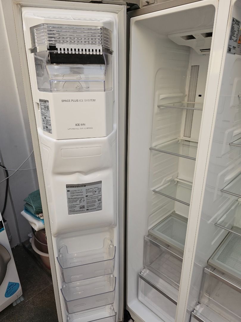 LG Side By Side Fridge With Ice and Water Dispenser, TV & Home