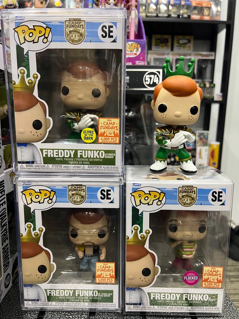 Funko Camp Fundays Freddy Funko as Green Ranger/ Stone Cold Steve