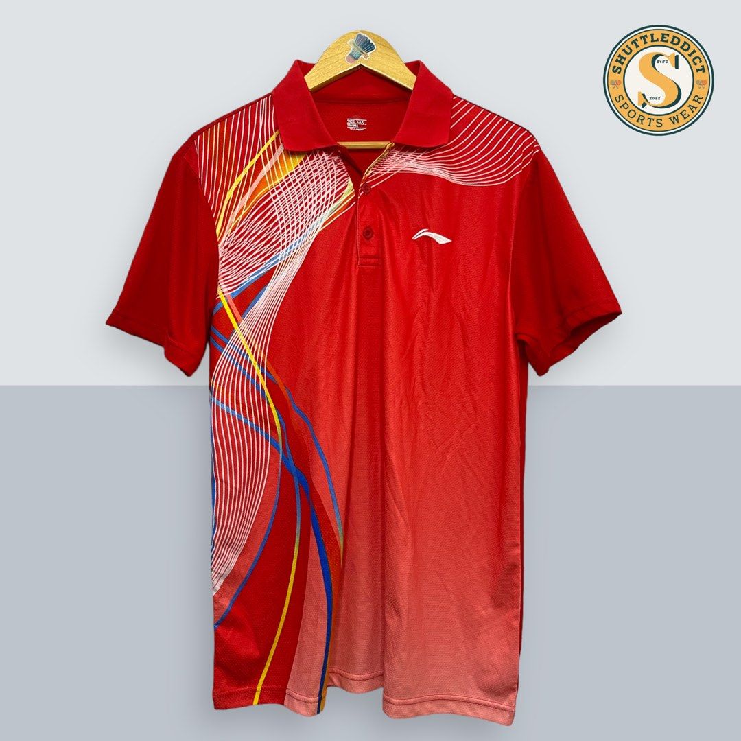 LI NING POLO SHIRT Sports Equipment Sports Games Racket and
