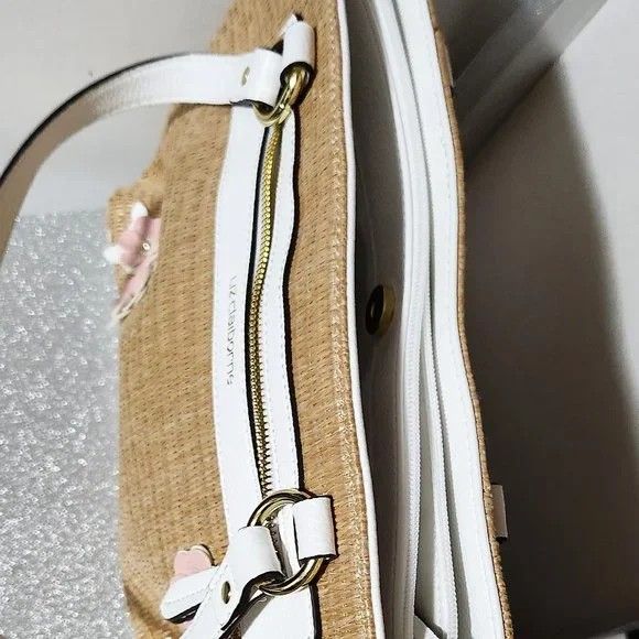 Liz claiborne straw purse clearance