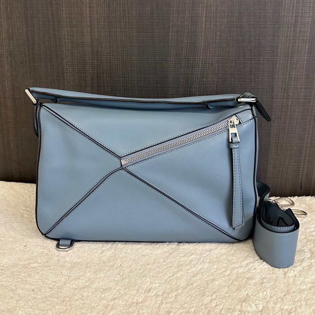 Puzzle bag sale stone blue