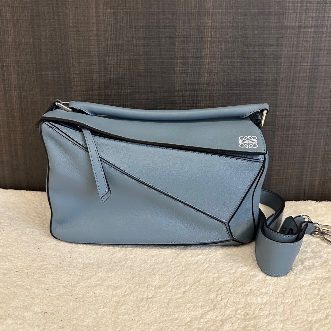 Puzzle bag stone blue sales