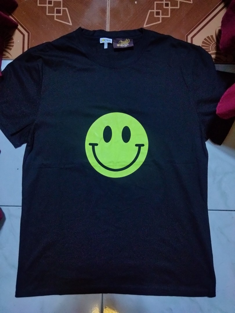 Loewe X Paula's ibiza Smiley T-shirt, Men's Fashion, Tops & Sets