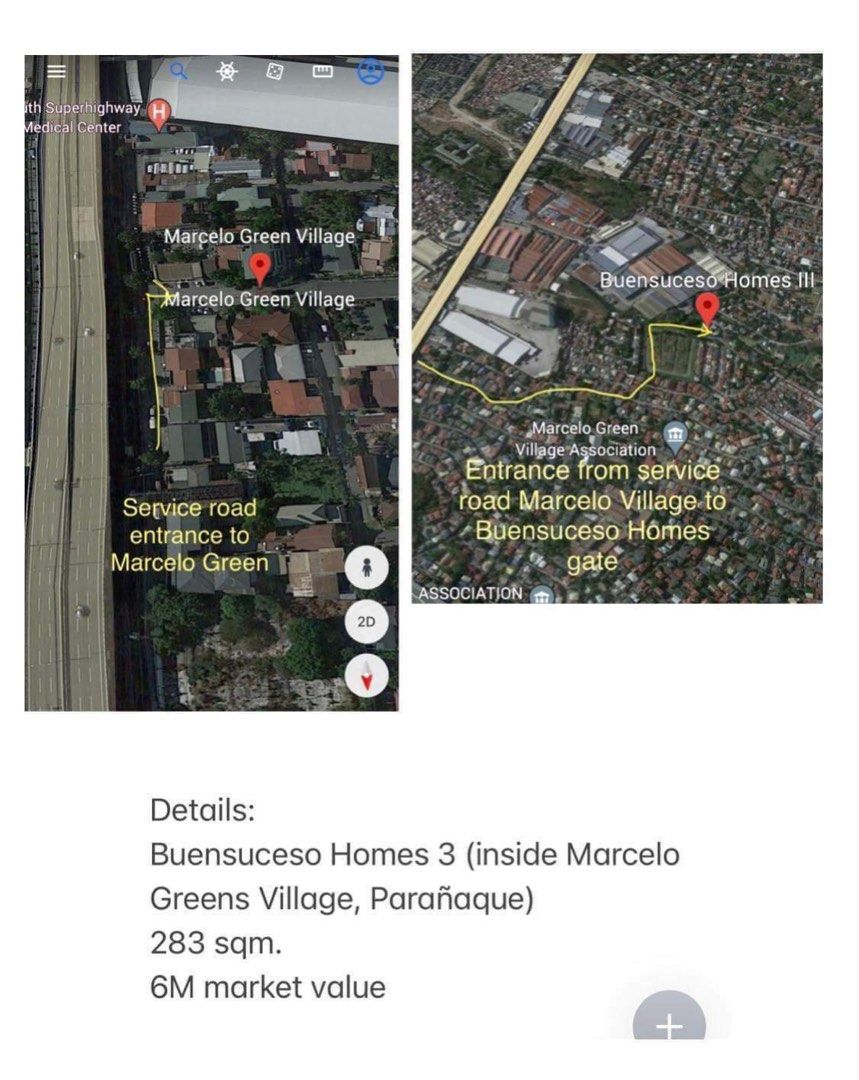 283sqm Lot for sale Marcelo Green Village, Property, For Sale, Lot on
