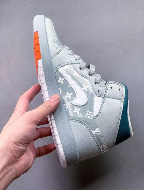 Nike air Jordan retro 1 × Louis Vuitton off white monogram sneakers,  Men's Fashion, Footwear on Carousell