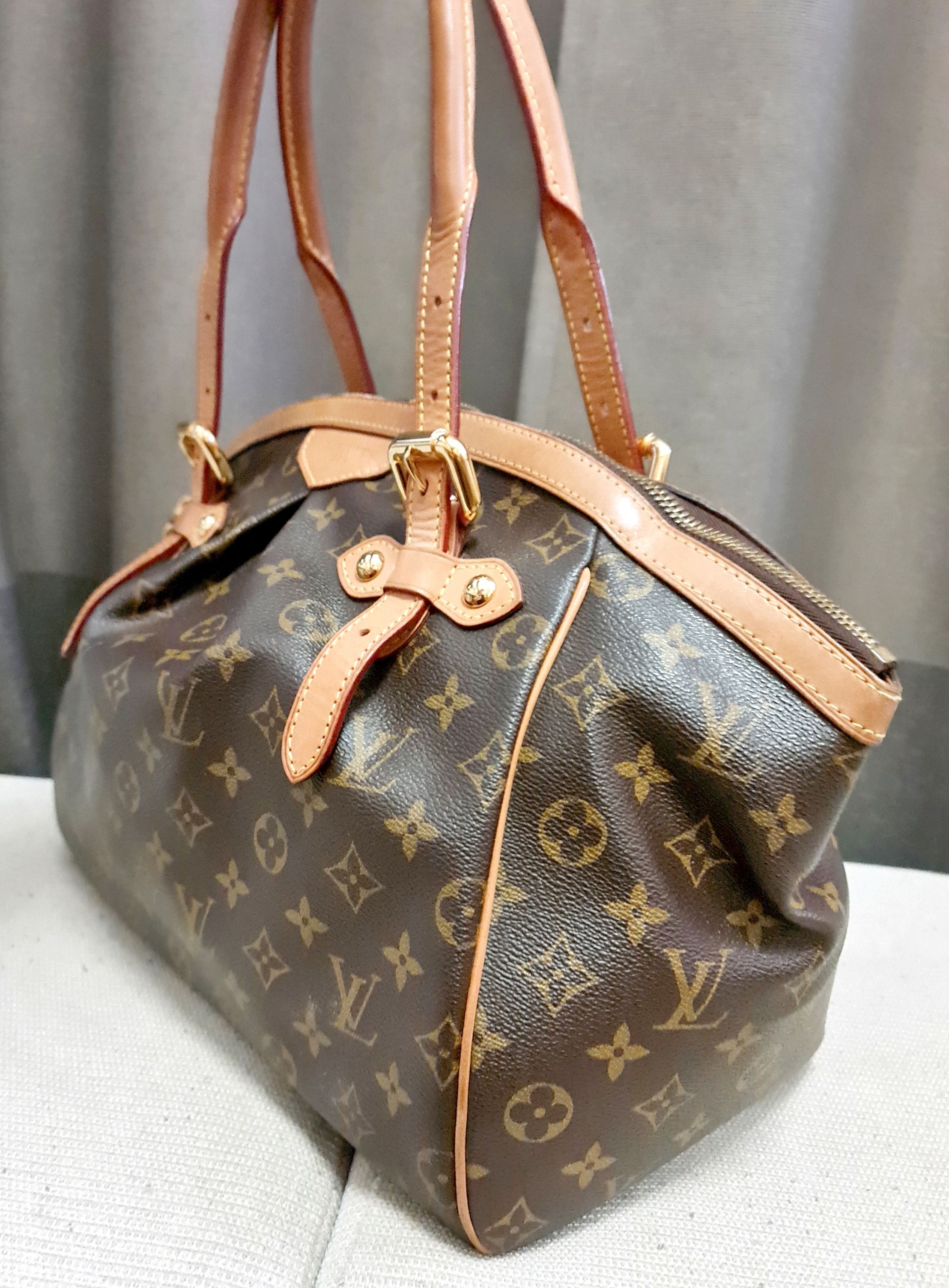 100% Authentic Louis Vuitton Monogram Coated canvas Tivoli GM shoulder bag 2