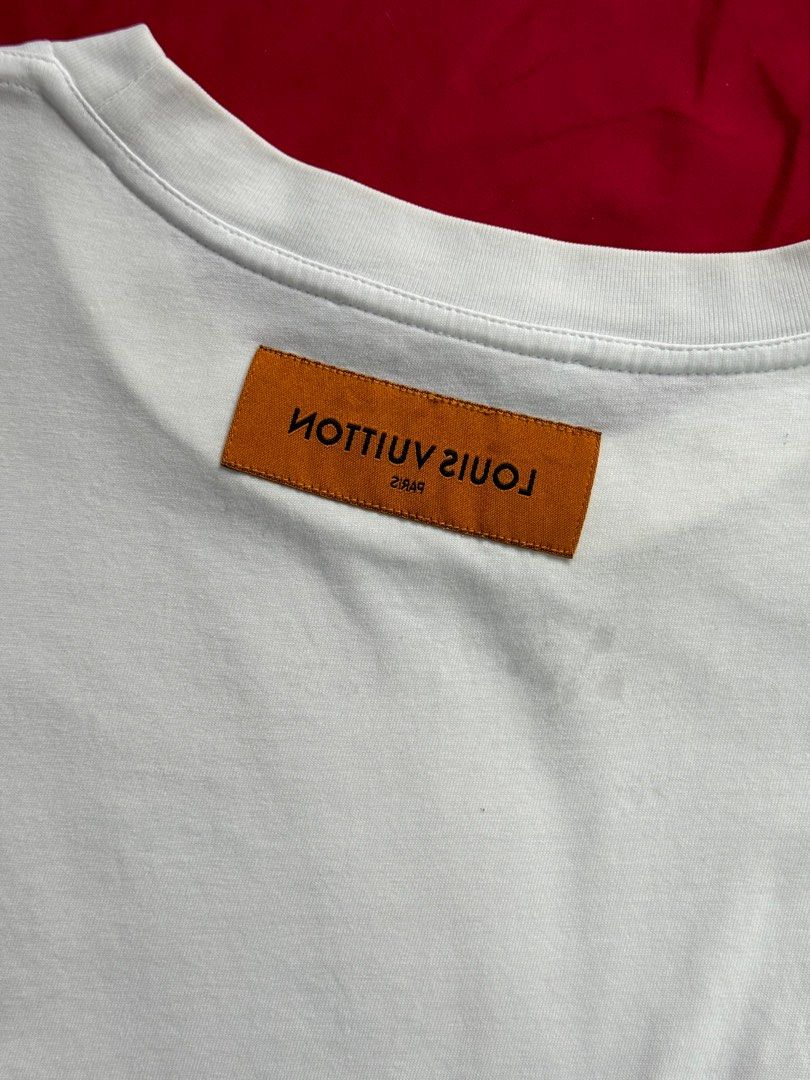 Louis Vuitton Watercolor Tshirt LV, Luxury, Apparel on Carousell