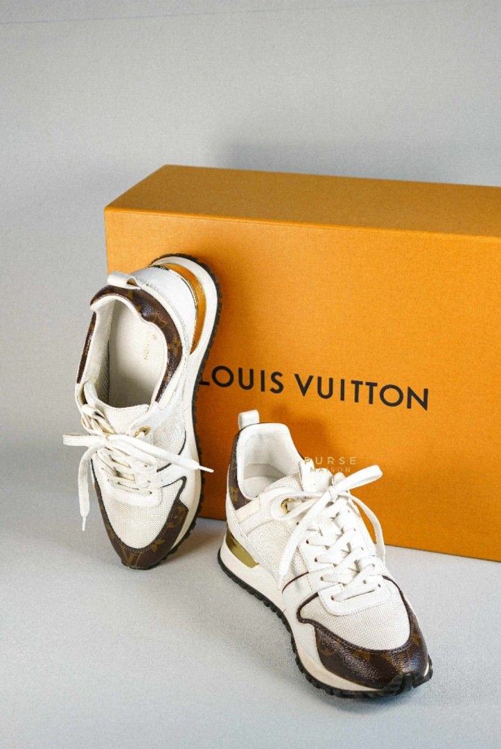 Louis Vuitton Blue/White Leather and Mesh Arclight Low Top