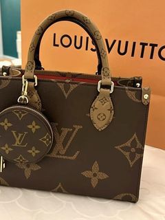 Louis Vuitton On The Go MM Size / Louis Vuitton on the go PM Size 💖,  Luxury, Bags & Wallets on Carousell