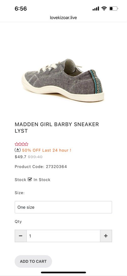 Madden Girl Sneakers Women s Fashion Footwear Sneakers on Carousell