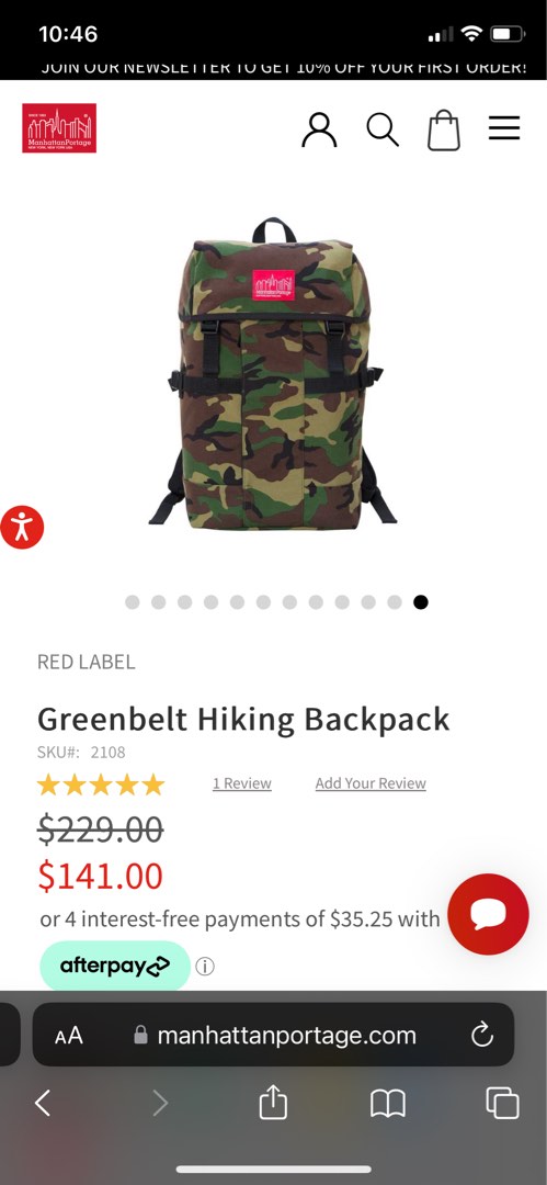 Manhattan portage sales hiker backpack 3