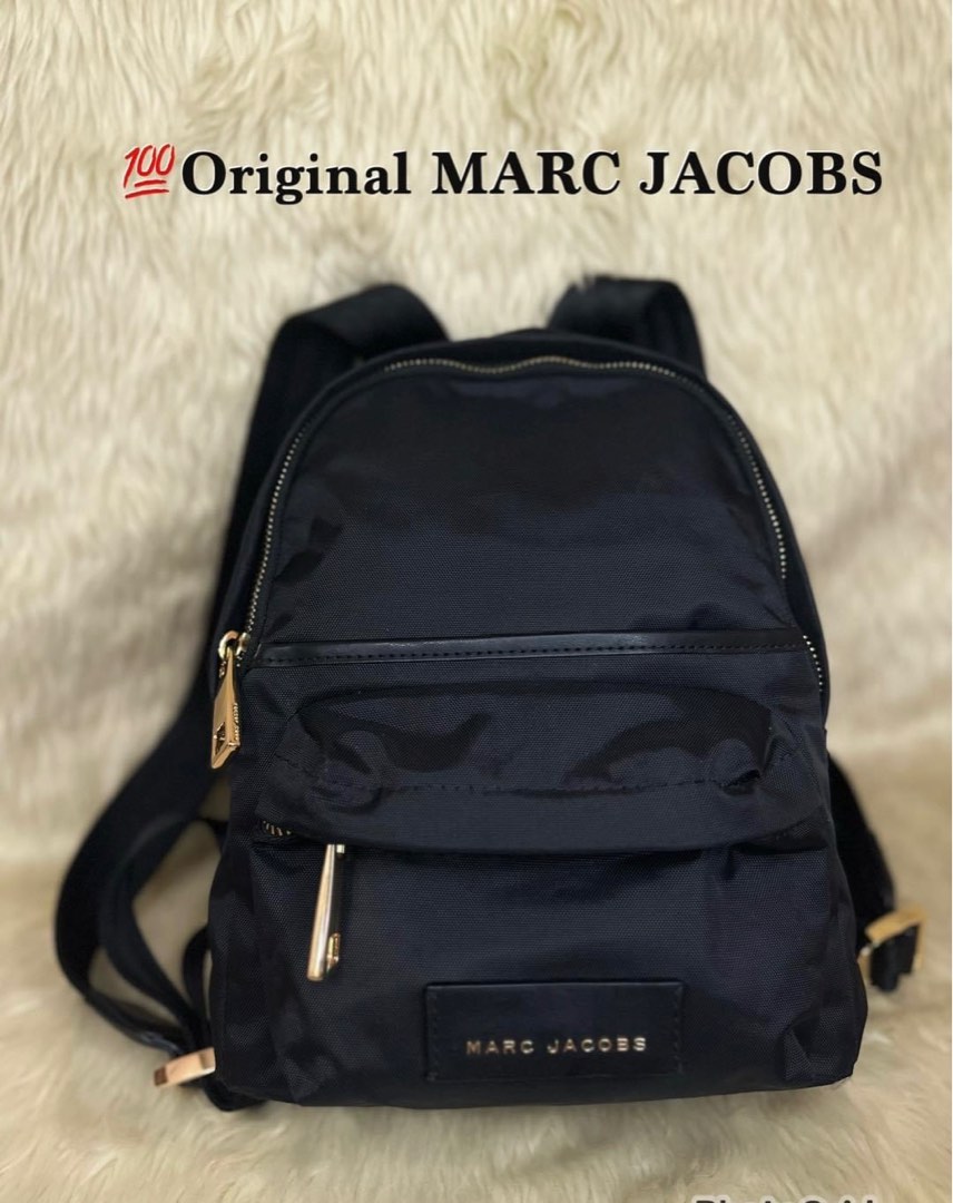 Marc Jacobs Nylon Varsity Small Backpack, Black  