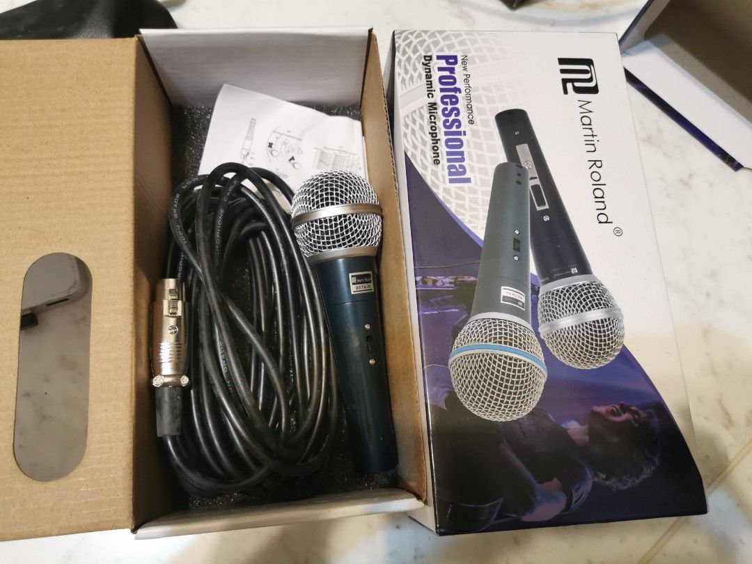 Martin Roland Microphone SM-58S, Audio, Microphones on Carousell