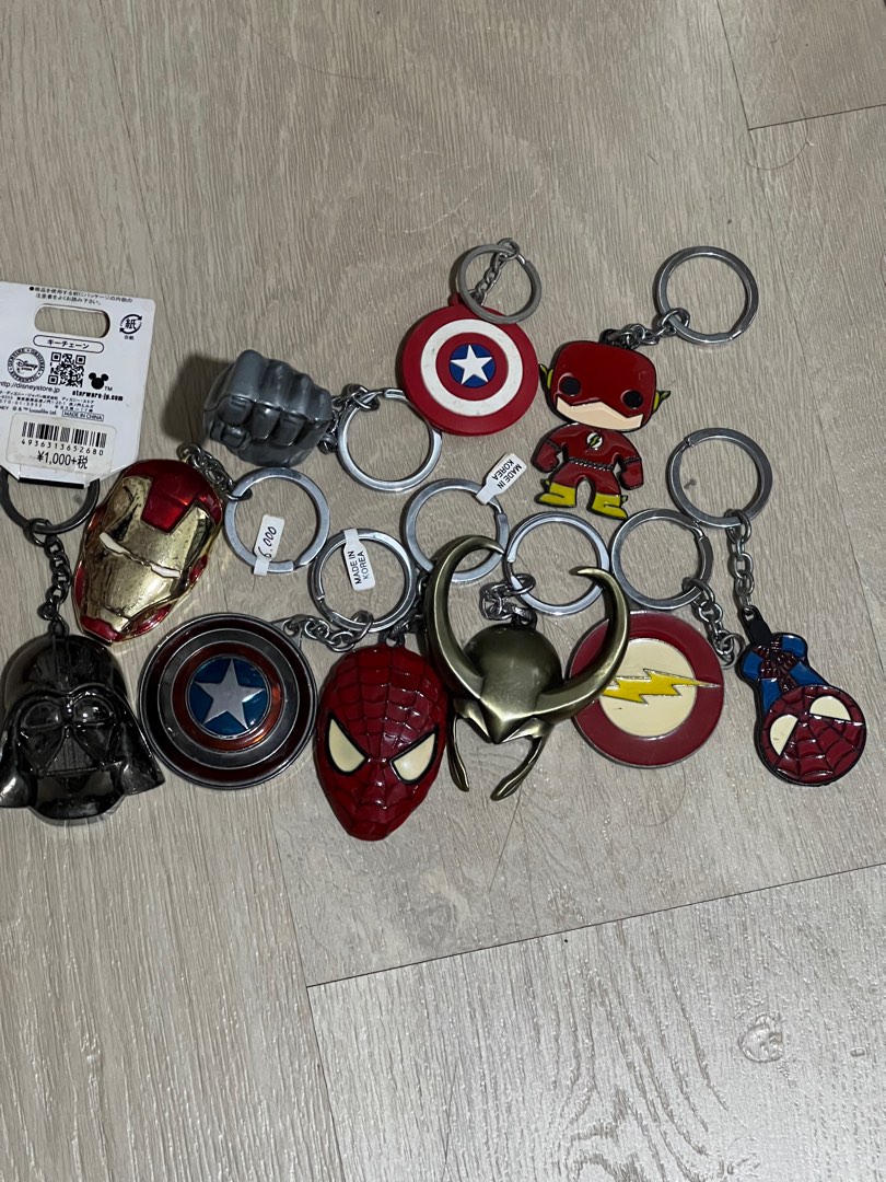 Marvel keychains best sale