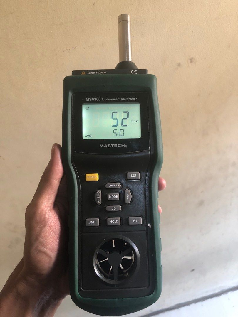 Mastech ms6300 environment multimeter tester alat ukur suhu ruangan