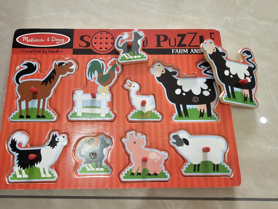 Melissa & doug farm animals sound puzzle deals