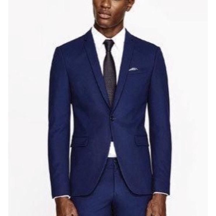 Plain sales blue blazer