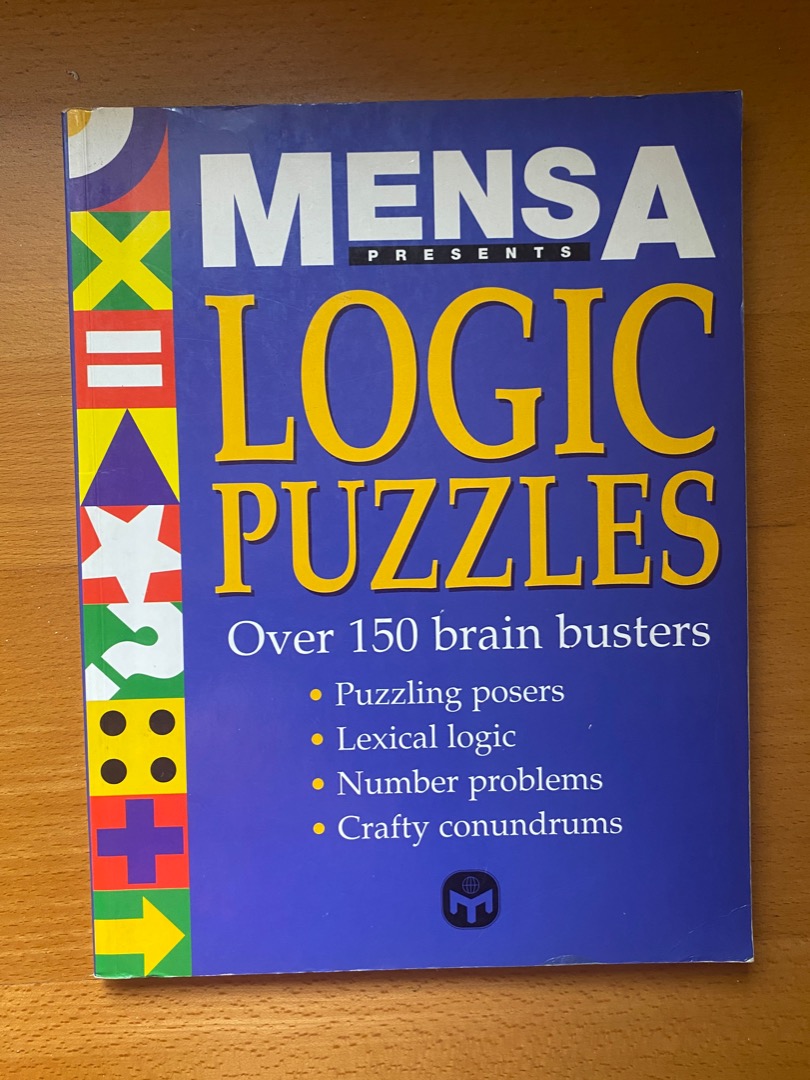 MENSA Logic Puzzles Over 150 Brain Busters, Hobbies & Toys, Books