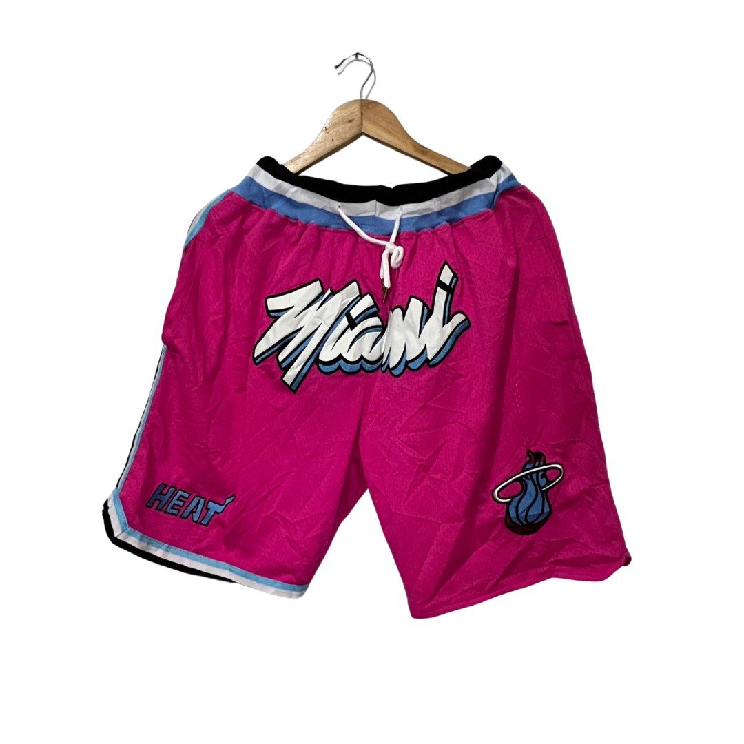 Miami Heat Pink Throwback Shorts in 2023