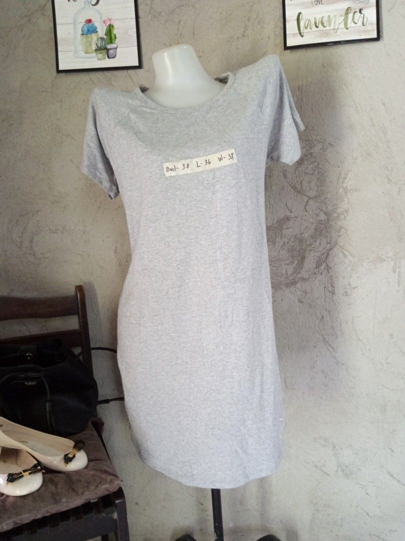 Michael kors shirt dress grey hot sale