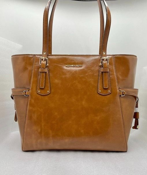 Michael michael kors voyager large hotsell hotfix leather tote