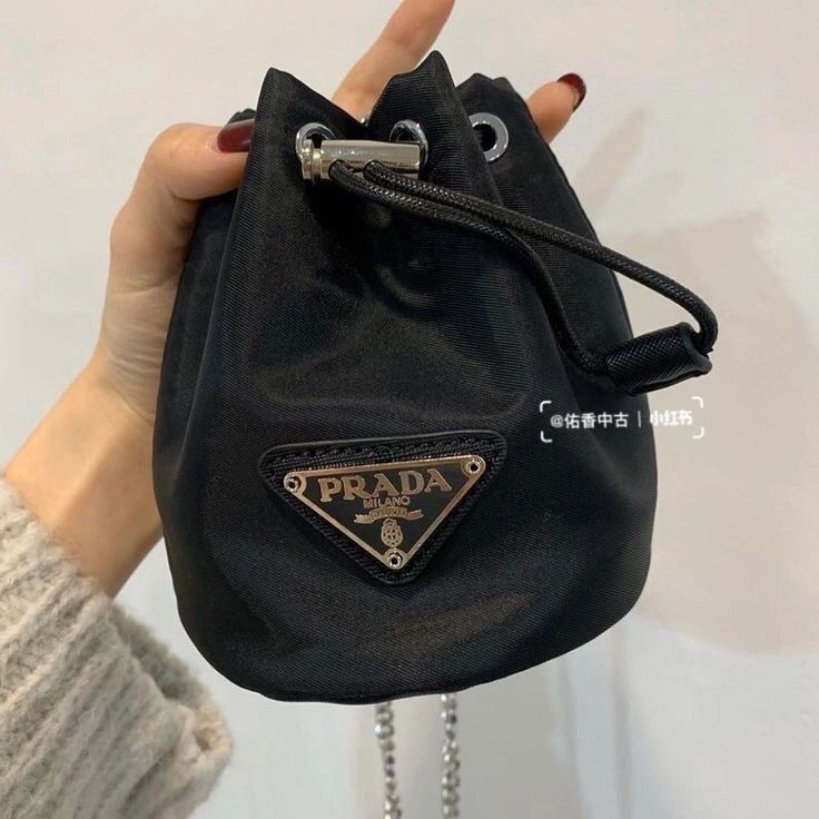 Mini Prada bucket cross body sling bag normal grade