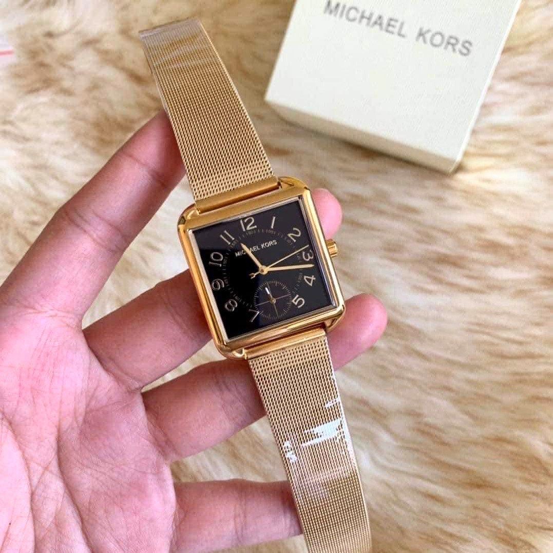 MK BRENNER MESH STRAP ADJUSTABLE AUTHENTIC WATCH