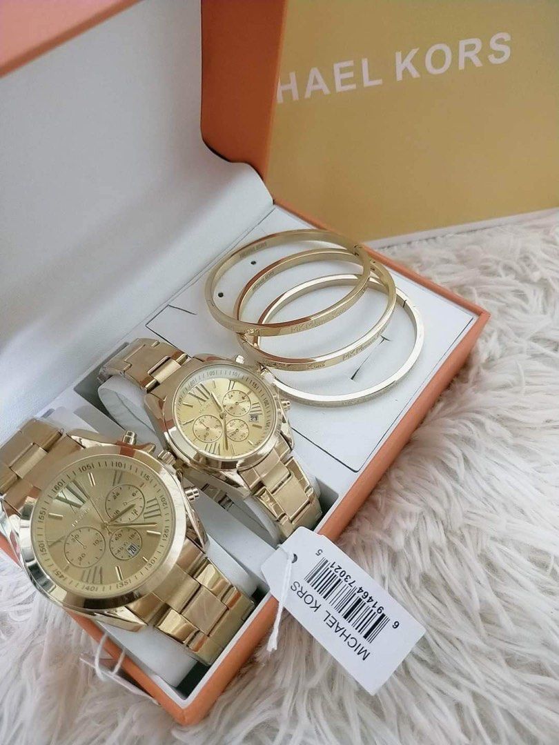 Mk Premium Quality Watch With 2 bangle Ring size 5 6 7 8 9 With box and paperbag Carousell