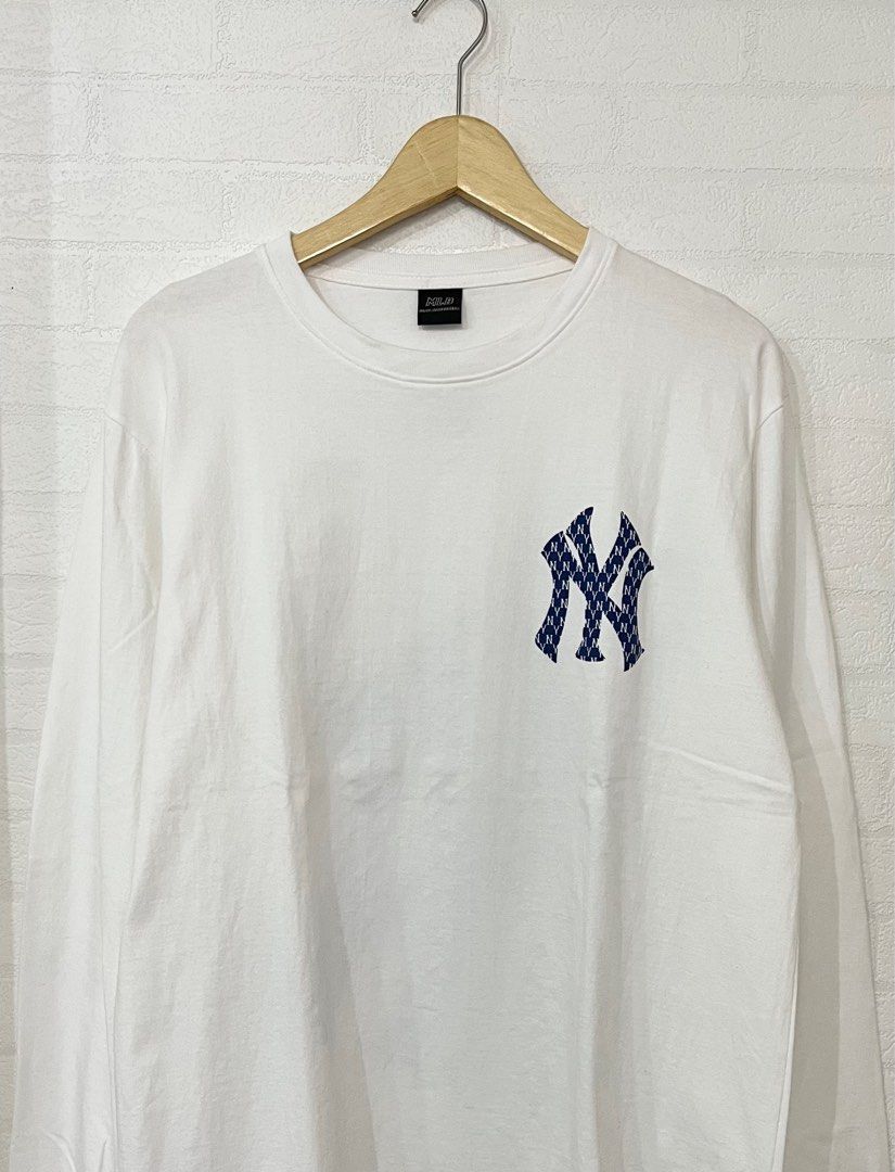 Kaos MLB YANKEES ™, Fesyen Pria, Pakaian , Atasan di Carousell