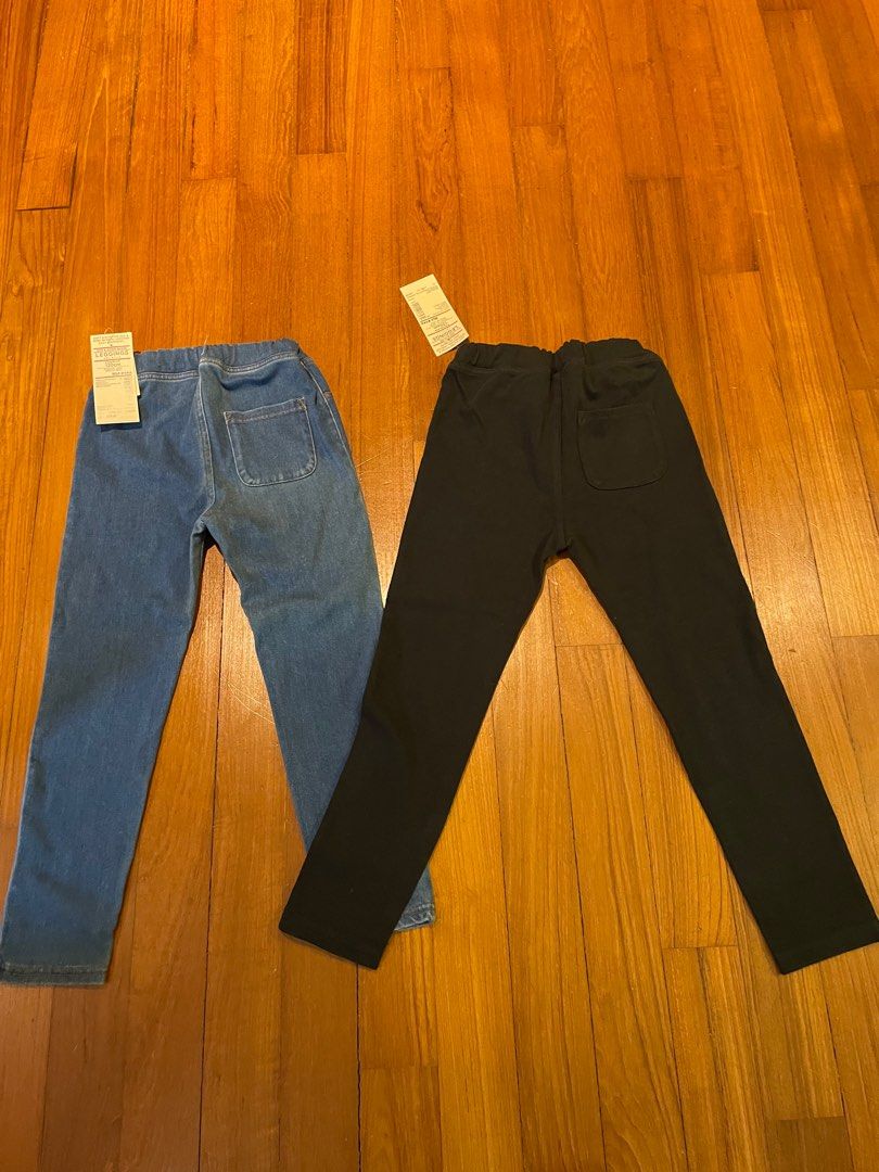 Muji leggings size 120cm Babies Kids Babies Kids Fashion on Carousell