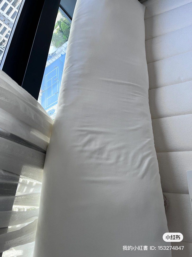 Muji long pillow, Furniture & Home Living, Bedding & Towels on Carousell