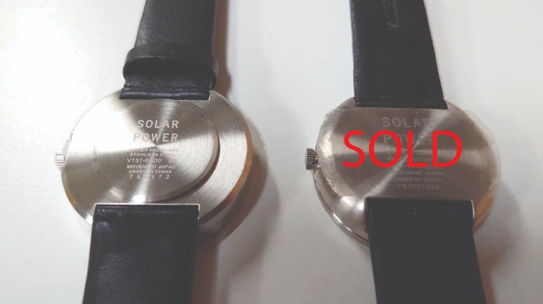 Muji discount solar watch