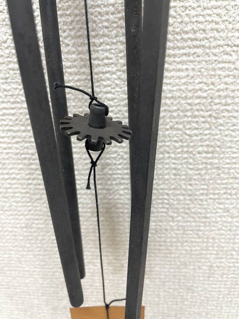 Myochin Wind chime (Category: Other Home Decor) located in Singapore. Submitted by mcy22 (Listing ID 1260450220, Image 3). Description: Famous Fire Chopsticks wind chime from Himeji, Japan. Hand forged from tamahagane by the 52nd generation craftsmen of the Myochin family. Older version with the decorative ends (no longer in production) Excellent condition, no signs of wear.