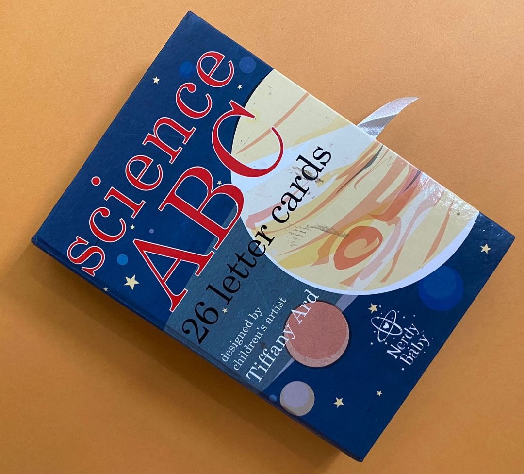 Nat Geo Kids: PLANETS & Science ABC Letter cards, Hobbies & Toys, Books