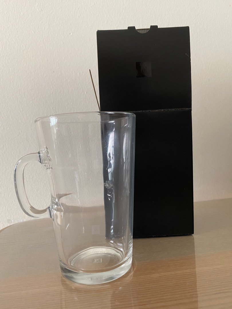 Nespresso View mug (270ml) in tempered glass, Furniture & Home Living