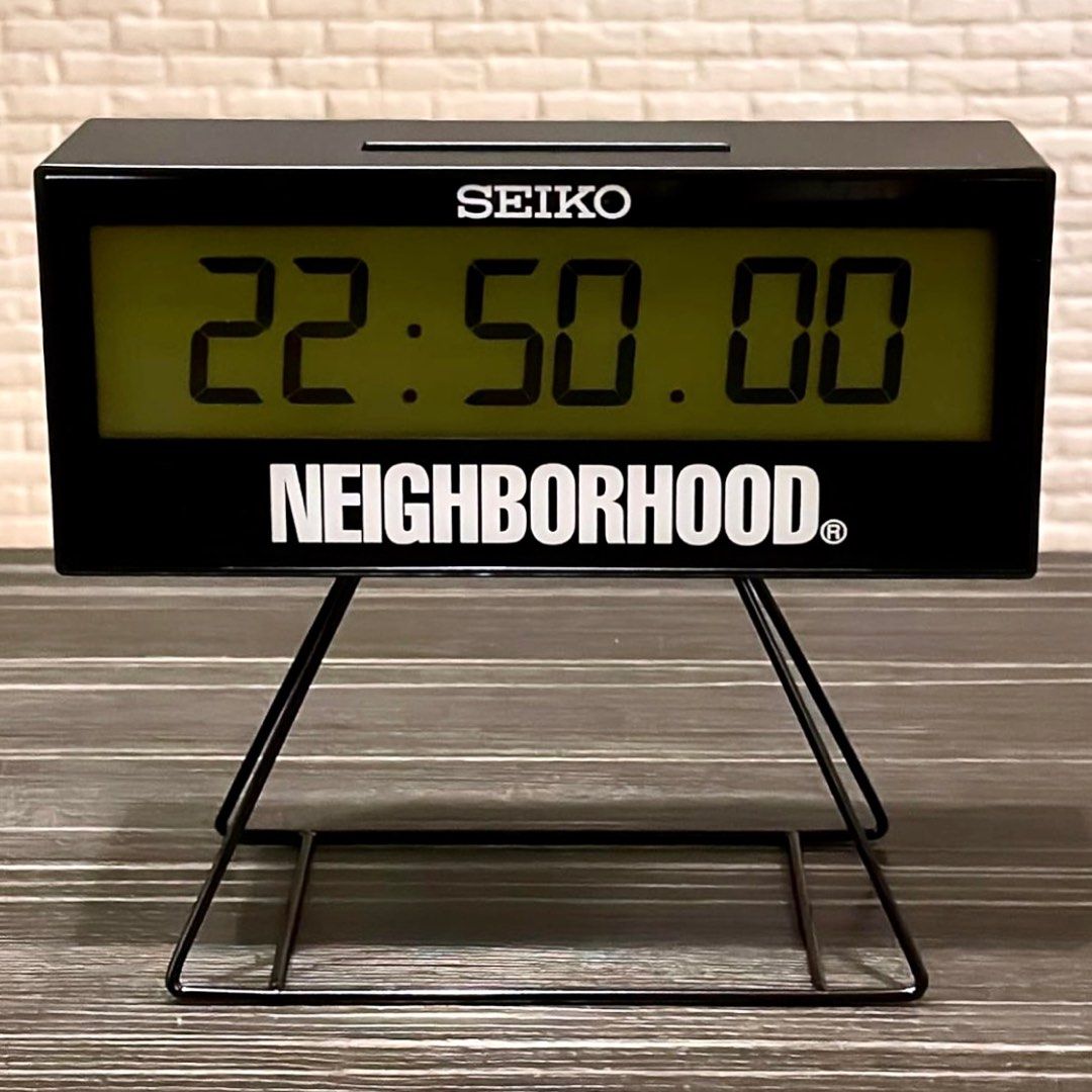 NH x Seiko Mini Sports Timer Clock, 傢俬＆家居, 家居裝飾, 時鐘 