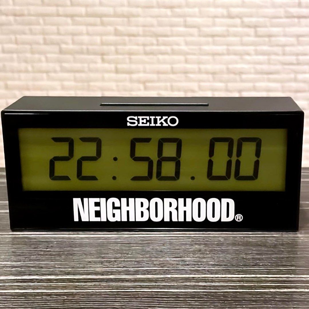 NH x Seiko Mini Sports Timer Clock, 傢俬＆家居, 家居裝飾, 時鐘