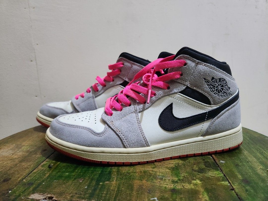 Air jordan 1 mid se clearance crimson